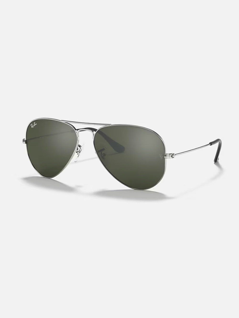 Ray Ban Aviator Large Metal Mirror Sunglasses RB3025 Silver Frame Grey Lens